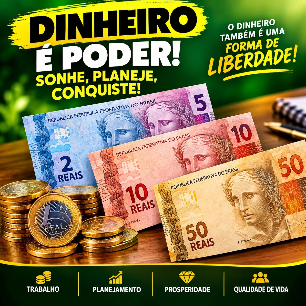 Sonhe, planeje, conquiste — Gentelogia do Brasil
